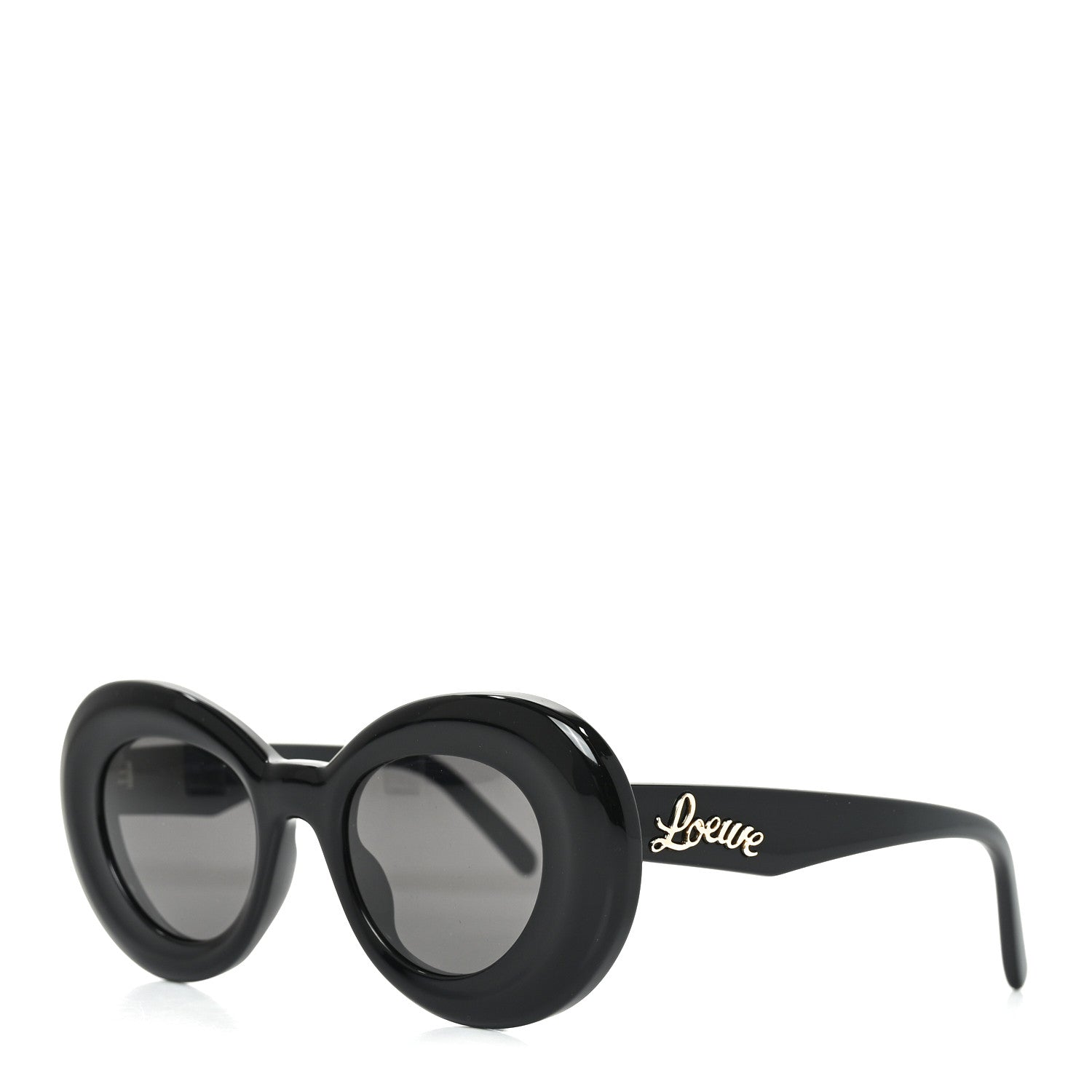 Loewe Acetate Curvy Round Sunglasses LW40112I Black 1 of 7