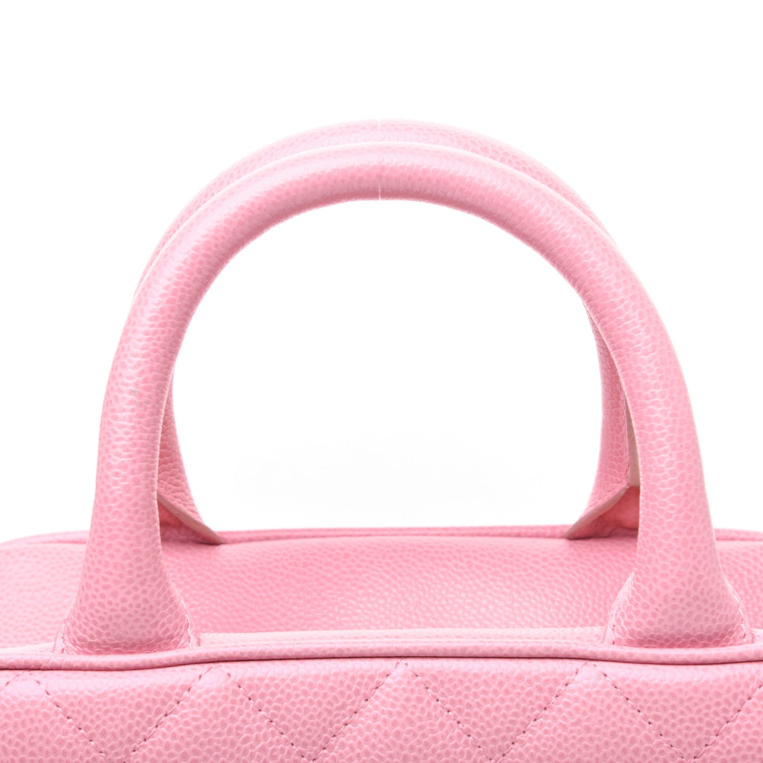 Chanel Caviar Quilted Small Bowler Pink 18 of 22