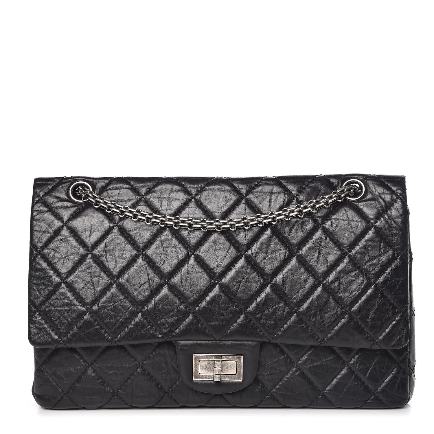 Chanel Aged Calfskin Quilted 2.55 Reissue 227 Flap Black 1 of 9