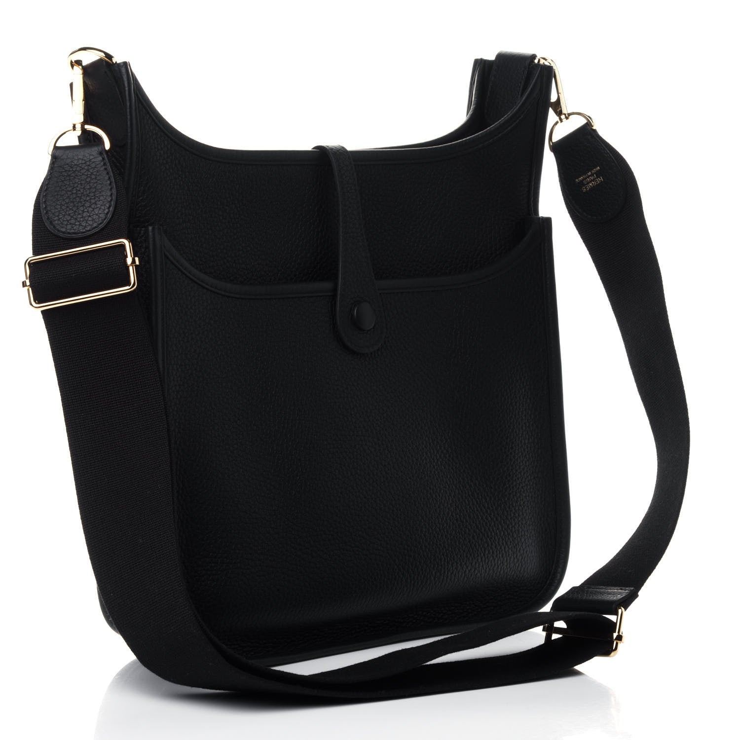 Hermes Taurillon Clemence Evelyne III PM Black 2 of 4