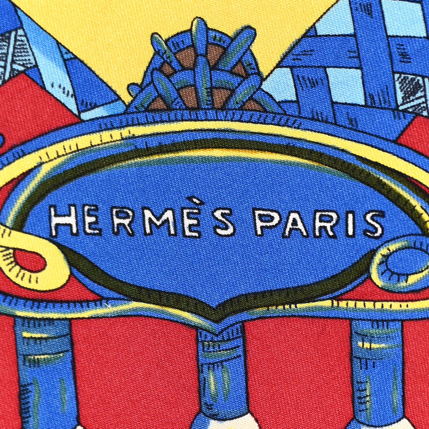 Hermes Silk Tournez Manege Scarf 90 2 of 9