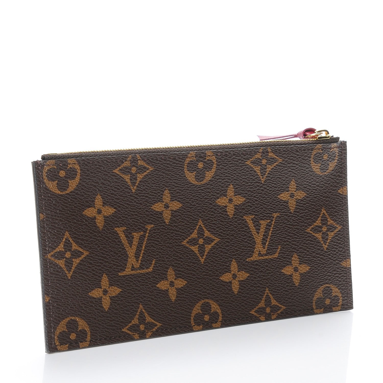 Louis Vuitton Monogram Felicie Chain Wallet Zippered Insert 3 of 6
