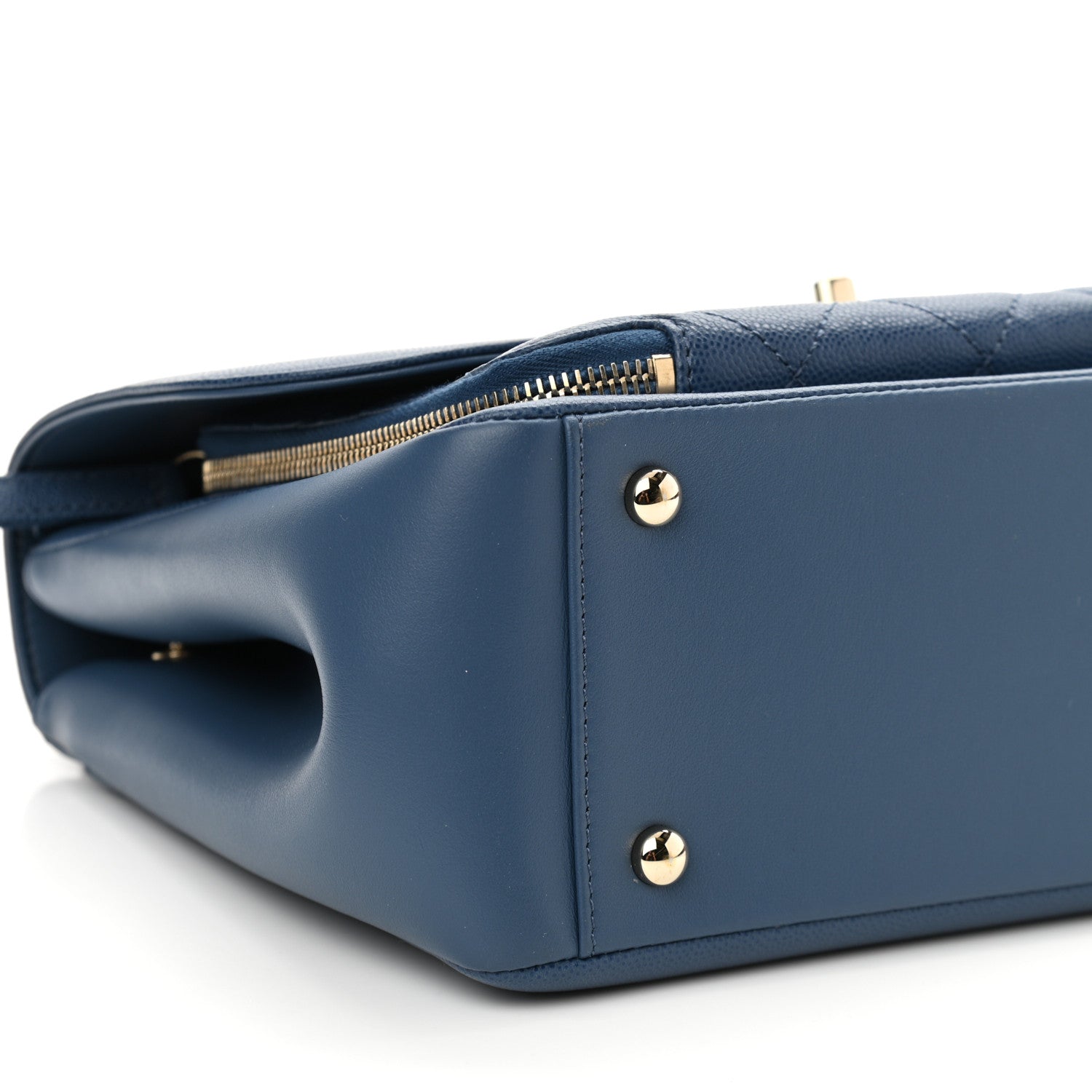 Chanel Caviar Quilted Large Business Affinity Flap Blue 9 of 11