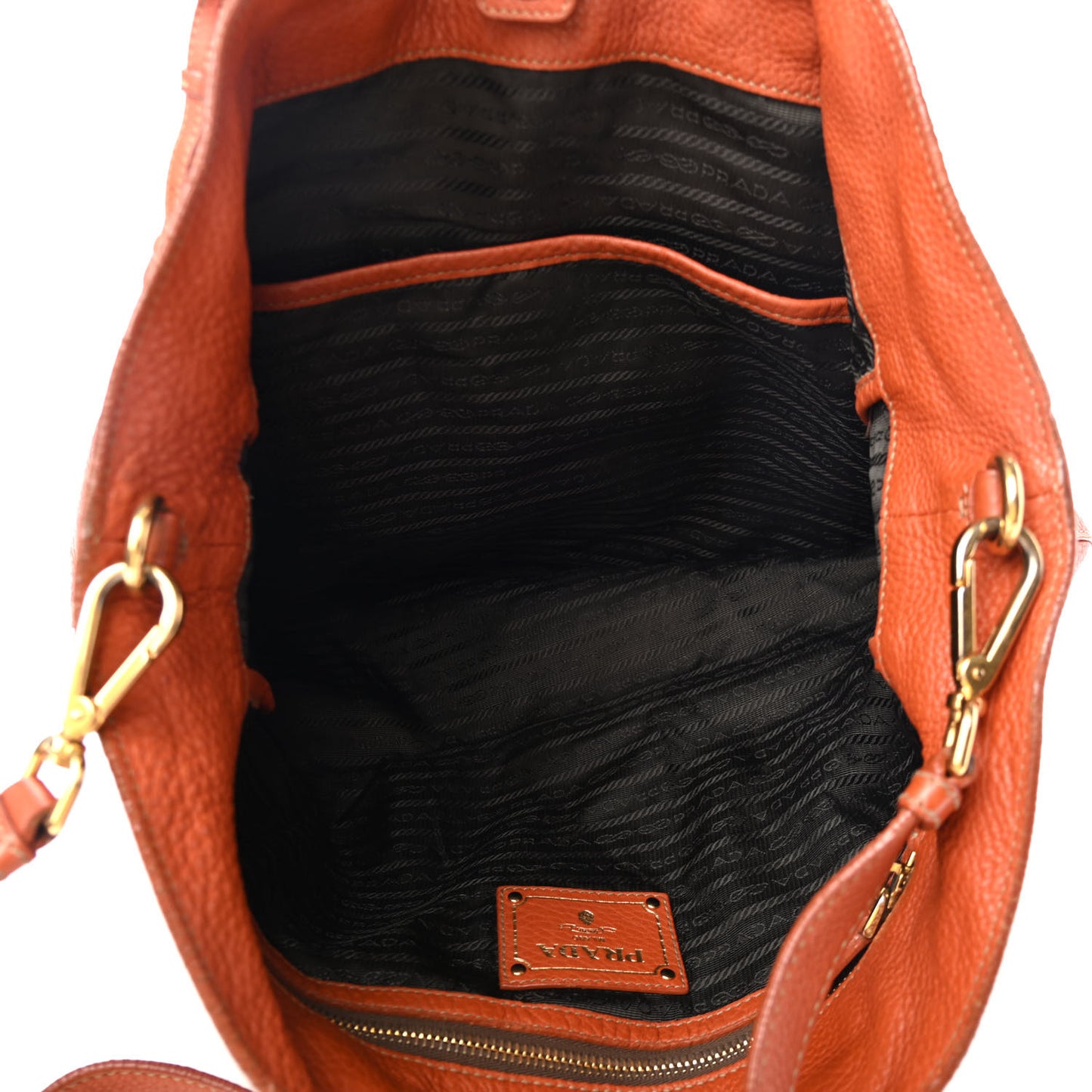 Vitello Daino Shopping Tote Rame