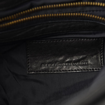 Alexander Wang Pebbled Lambskin Lia Sling Black 8 of 9