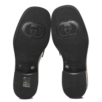 Gucci Spice Lux Nappa Samoa Interlocking G Loafers 36.5 Black 6 of 10