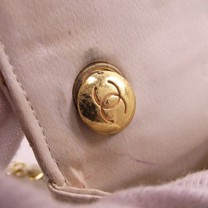 Chanel Satin Quilted Mini Flap Ivory 12 of 12
