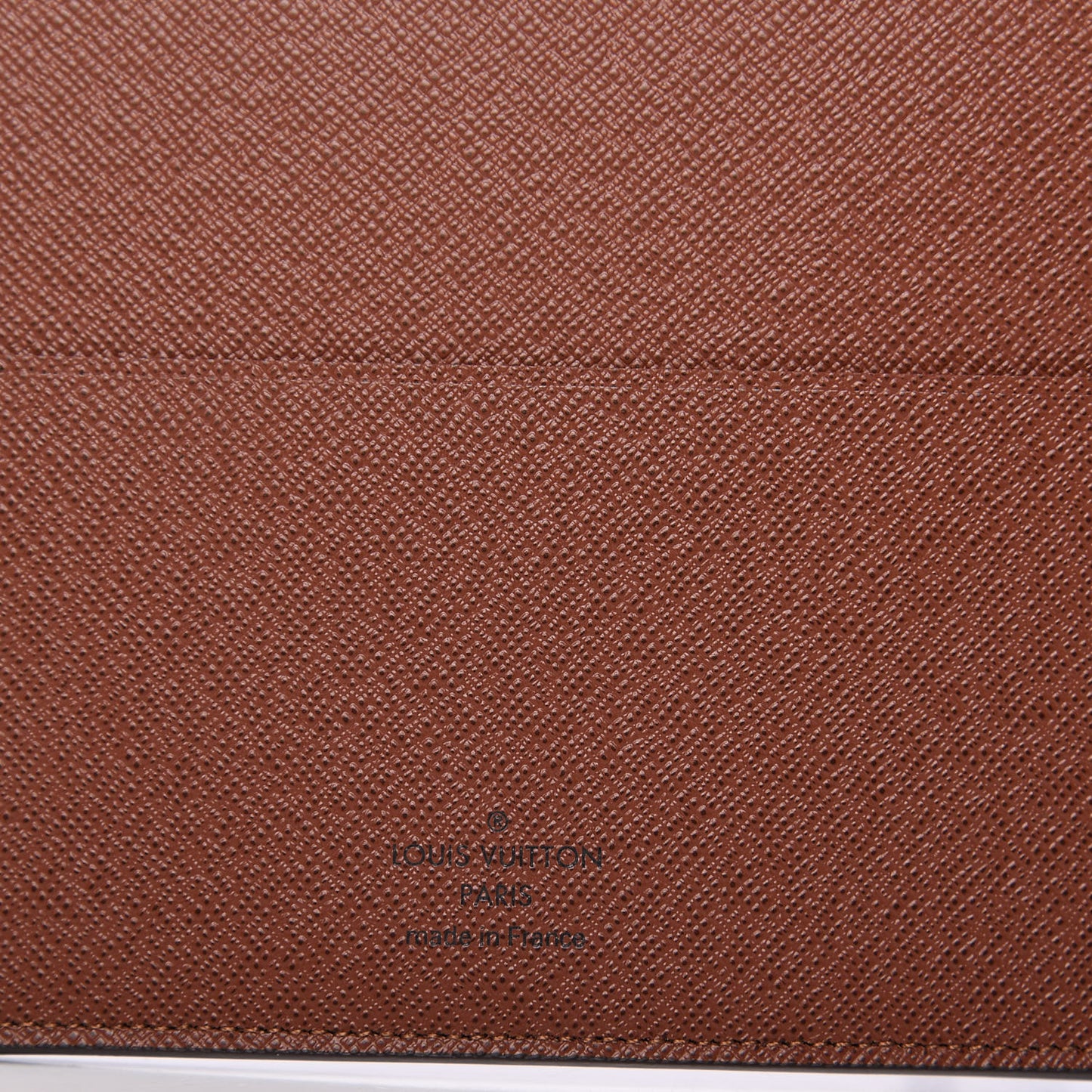 Monogram Desk Agenda Cover