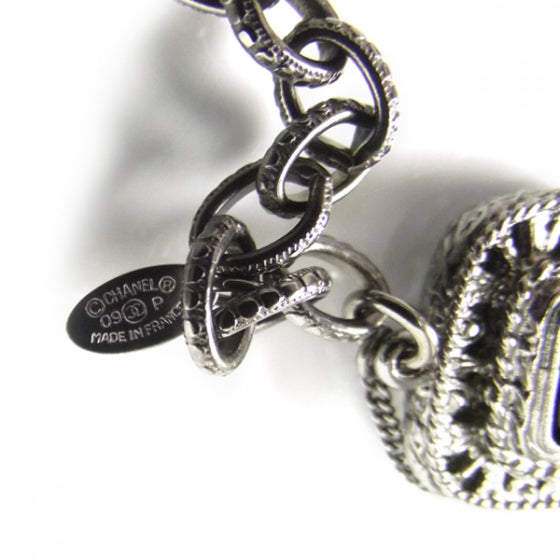Layered Chain CC Necklace