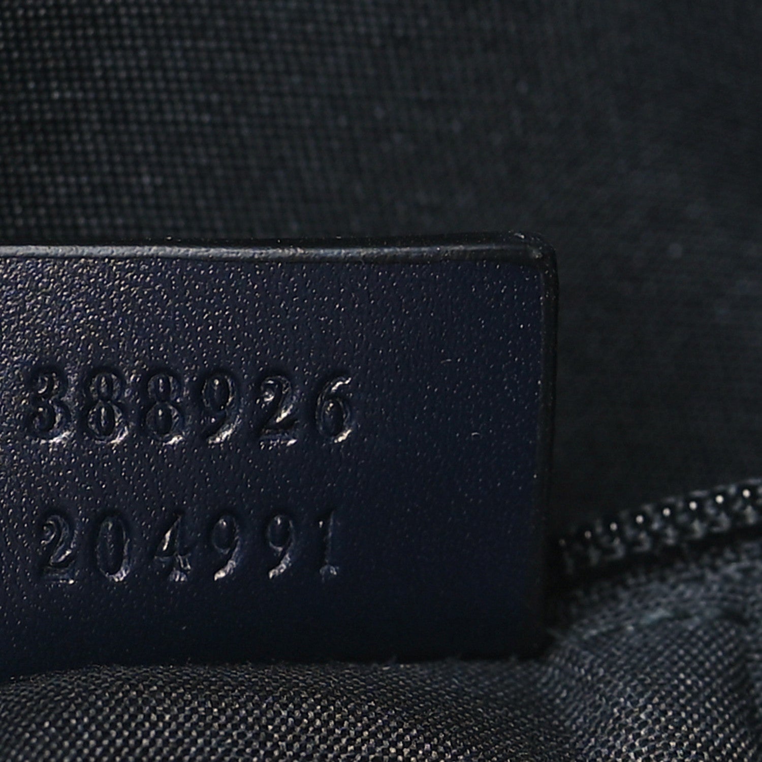 Gucci GG Supreme Monogram Web Flat Messenger Bag Navy 7 of 9
