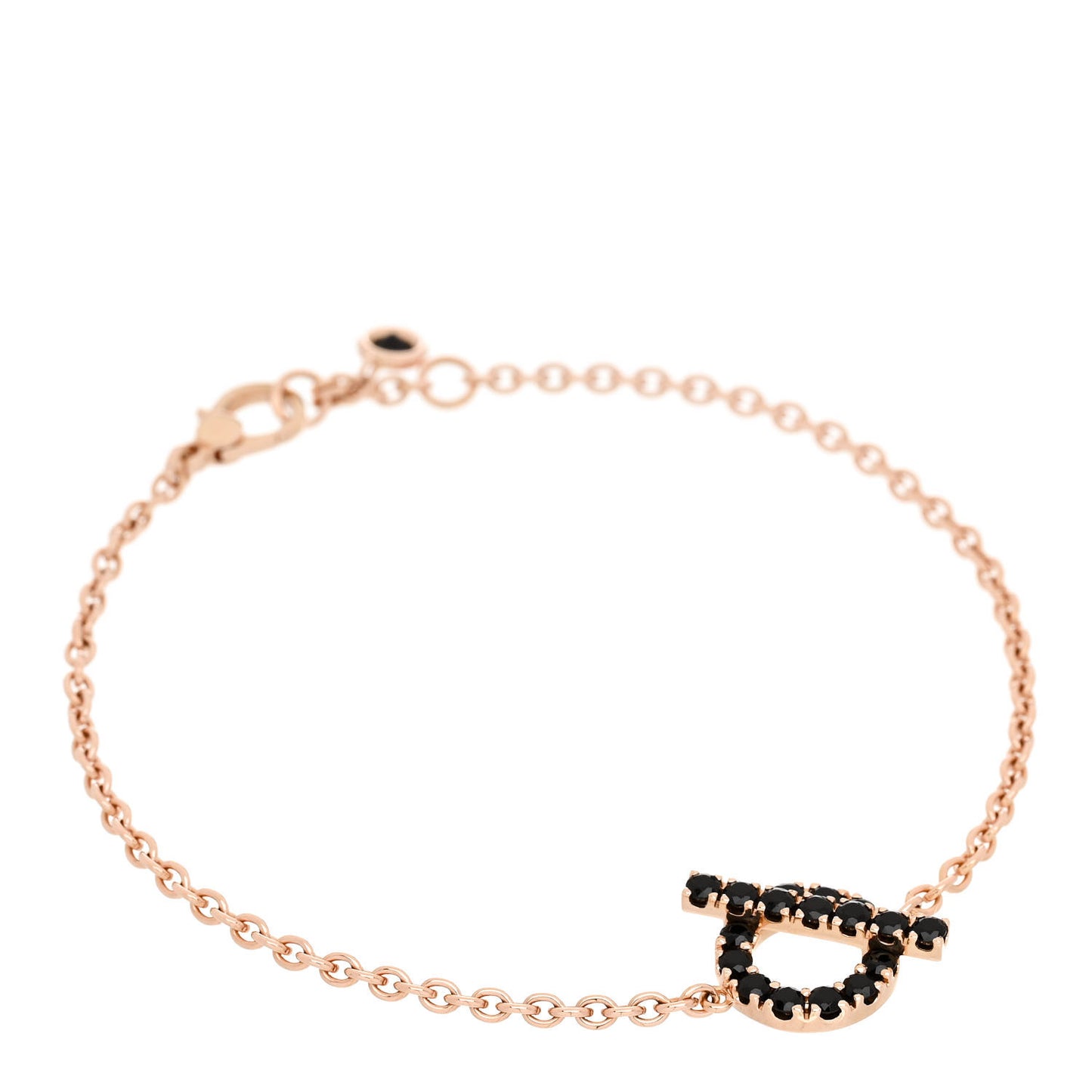 18K Rose Gold Black Spinel Finesse Bracelet ST
