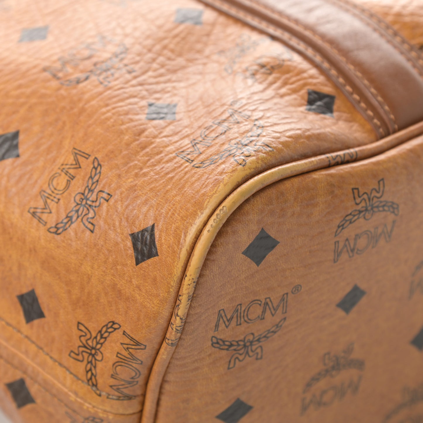 Visetos Shopping Tote Cognac