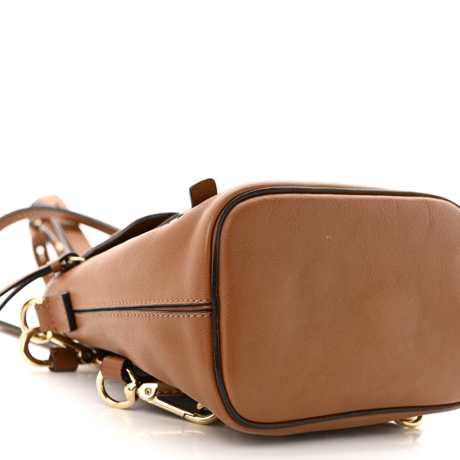 Chloe Suede Calfskin Mini Faye Backpack Tan 9 of 11