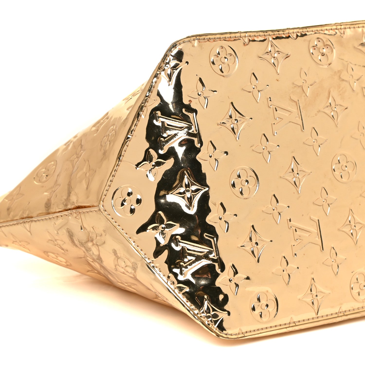 Louis Vuitton Monogram Miroir Bellevue PM Dore Gold 8 of 22