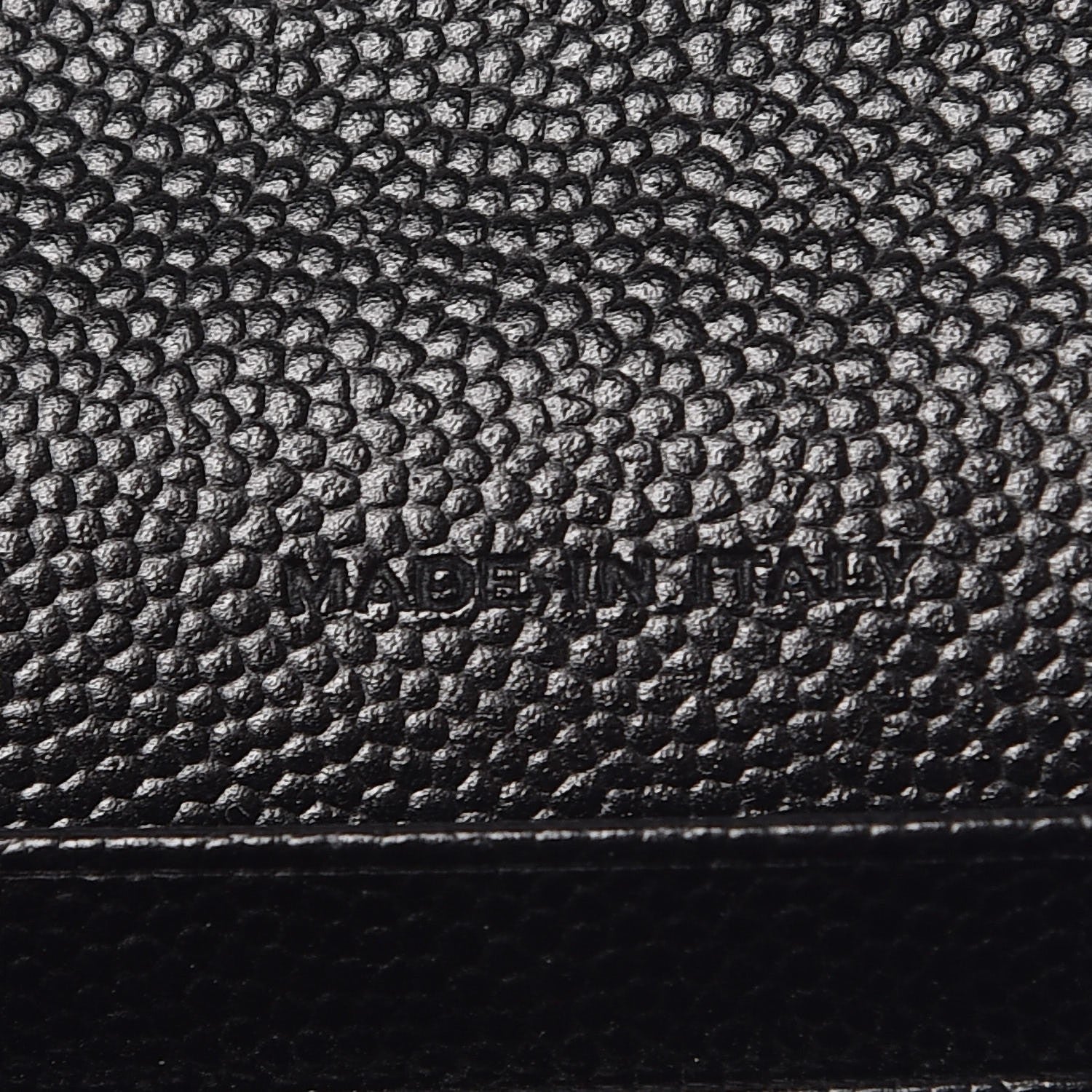 Saint Laurent Grain De Poudre Matelasse Chevron Small Monogram Envelope Wallet Black 7 of 7