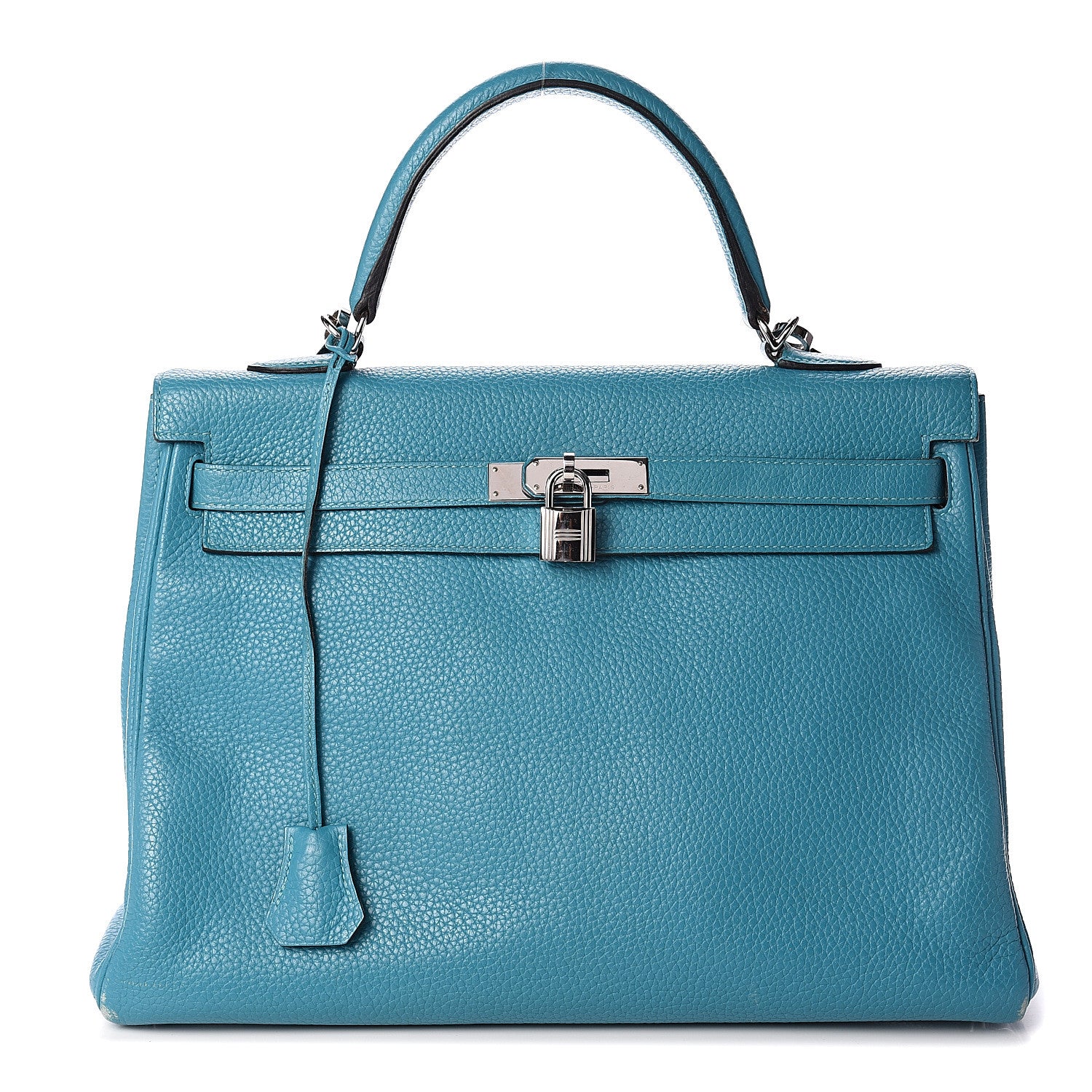 Hermes Taurillon Clemence Kelly Retourne 35 Bleu Izmir 1 of 33