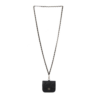Chanel Caviar Quilted Airpods Pro Case Black 3 of 9