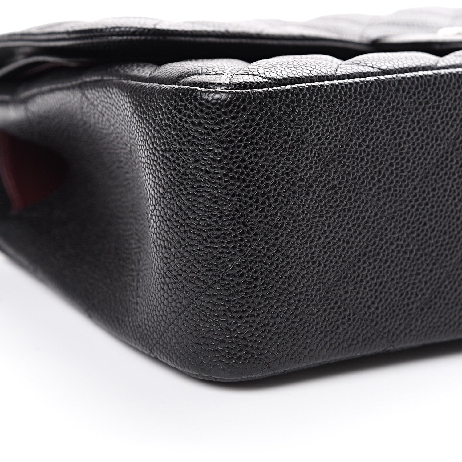 Chanel Caviar Quilted Jumbo Double Flap Black 10 of 12