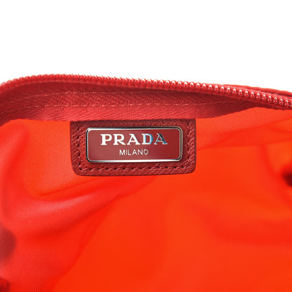 Prada Nylon Vela Cosmetic Pouch Rosso 6 of 7
