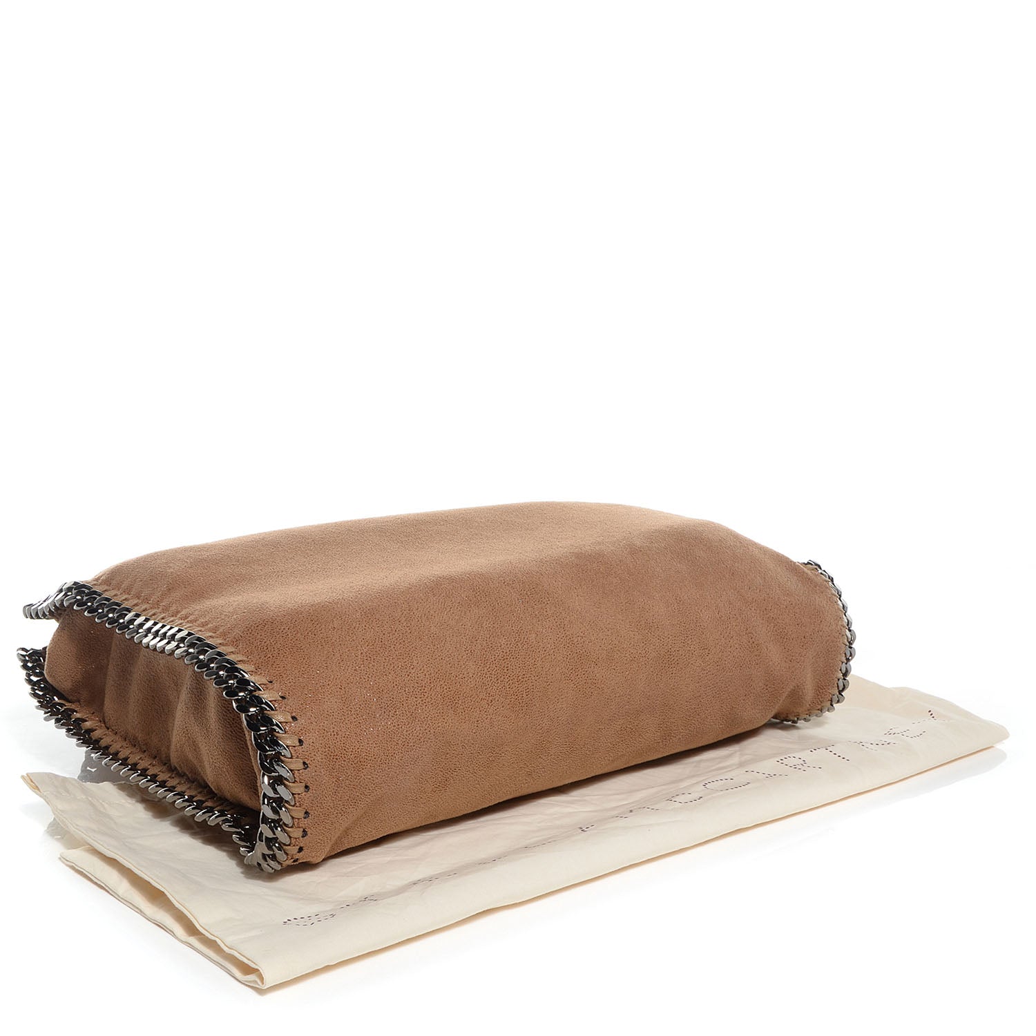 Stella McCartney Faux Leather Shaggy Deer Small Falabella Camel 4 of 8