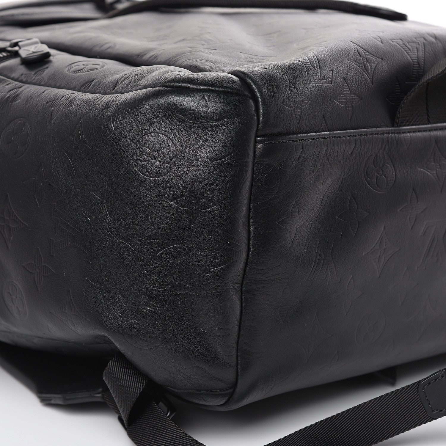 Louis Vuitton Calfskin Monogram Shadow Discovery Backpack Black 8 of 10