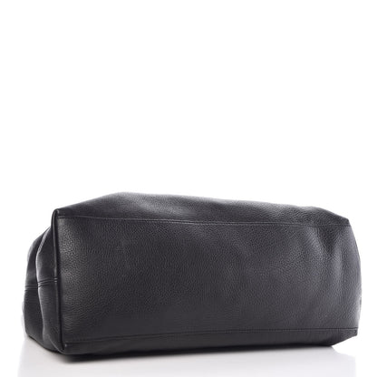 Gucci Pebbled Calfskin Large Soho Chain Shoulder Bag Black 4 of 9