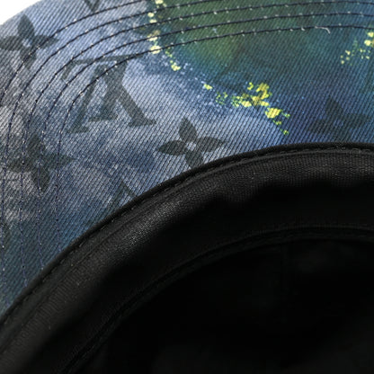 Louis Vuitton Monogram Tie Dye Cap 58 Multicolor Blue 9 of 9