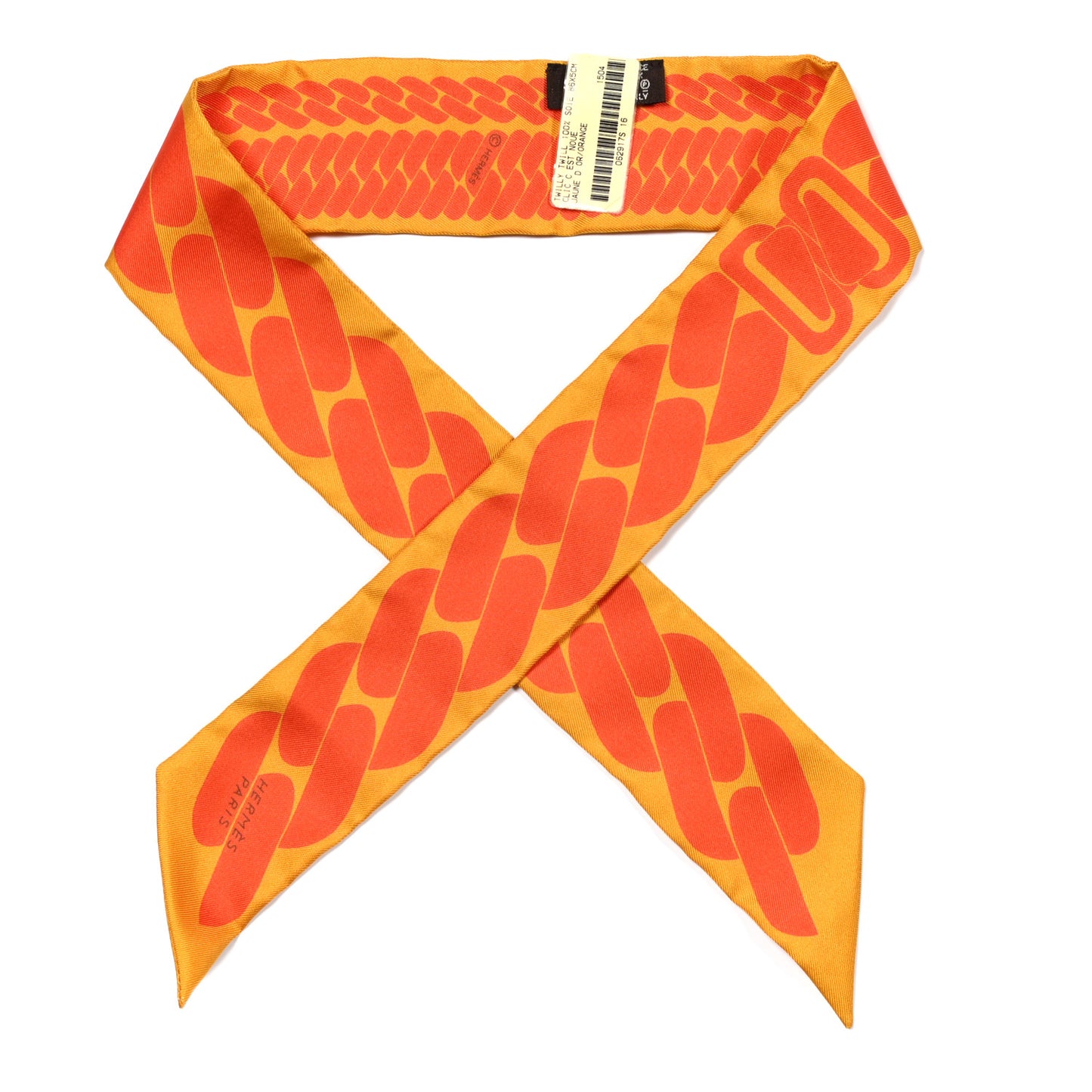 Silk Clic C'est Noue Twilly Jaune d'Or Orange