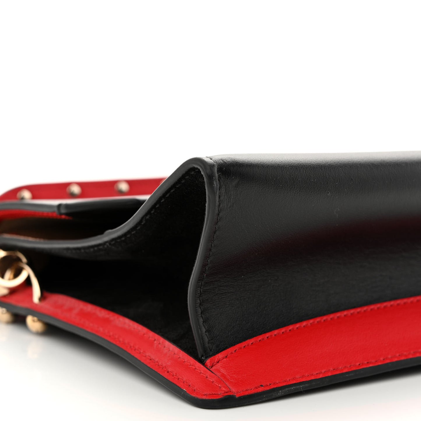 Calfskin Loubiblues Paris Clutch Bag Black Multi