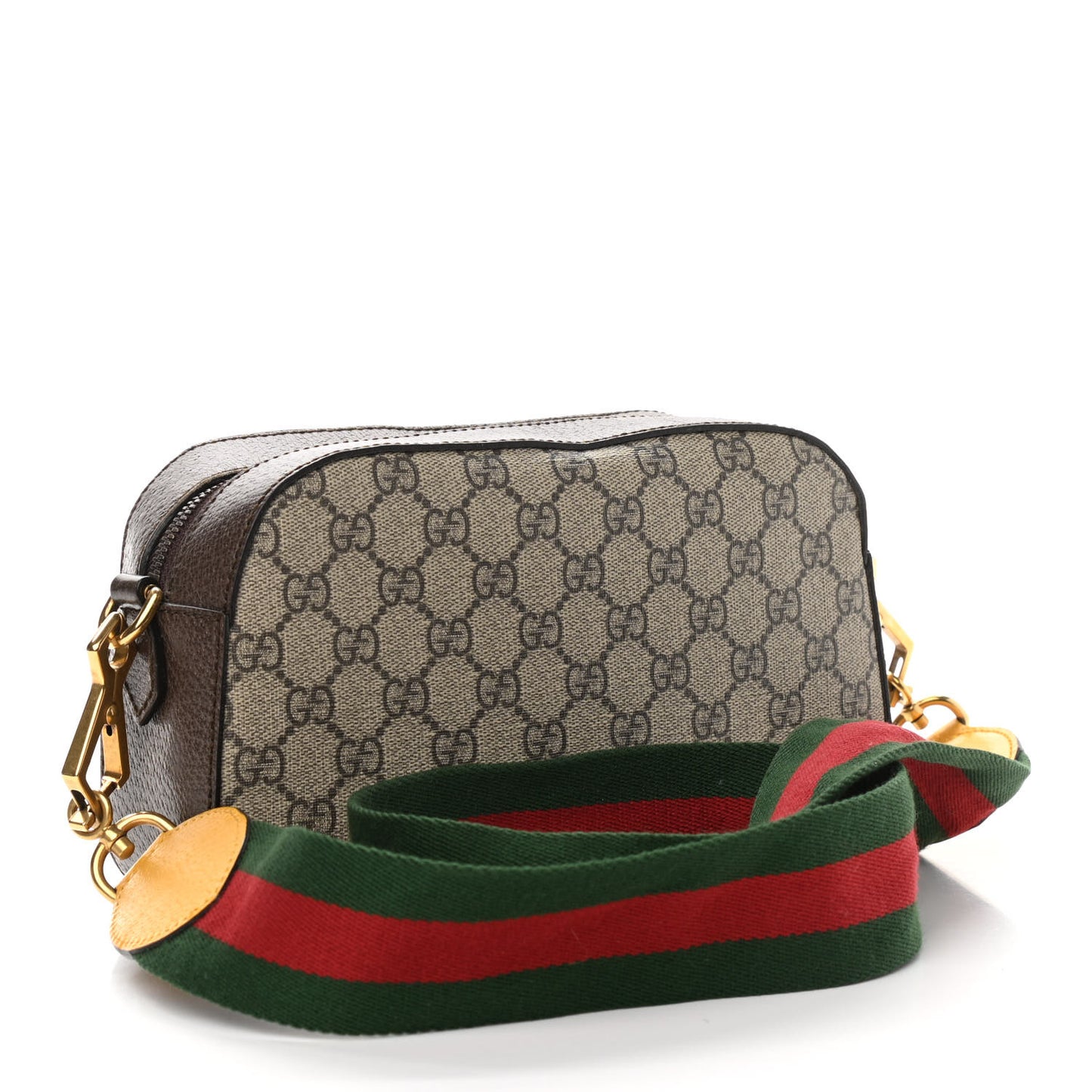 GG Supreme Monogram Web Neo Vintage Shoulder Bag Beige New Acero Crop