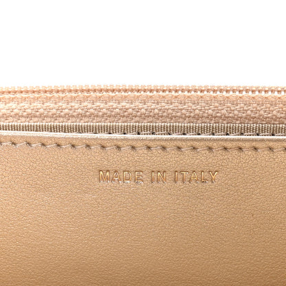 Chanel Metallic Lambskin Quilted Trendy CC Wallet On Chain WOC Gold 7 of 12