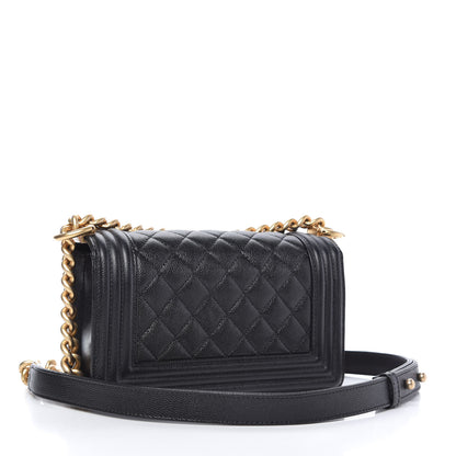 Chanel Caviar Quilted Small Boy Flap Black 3 of 11