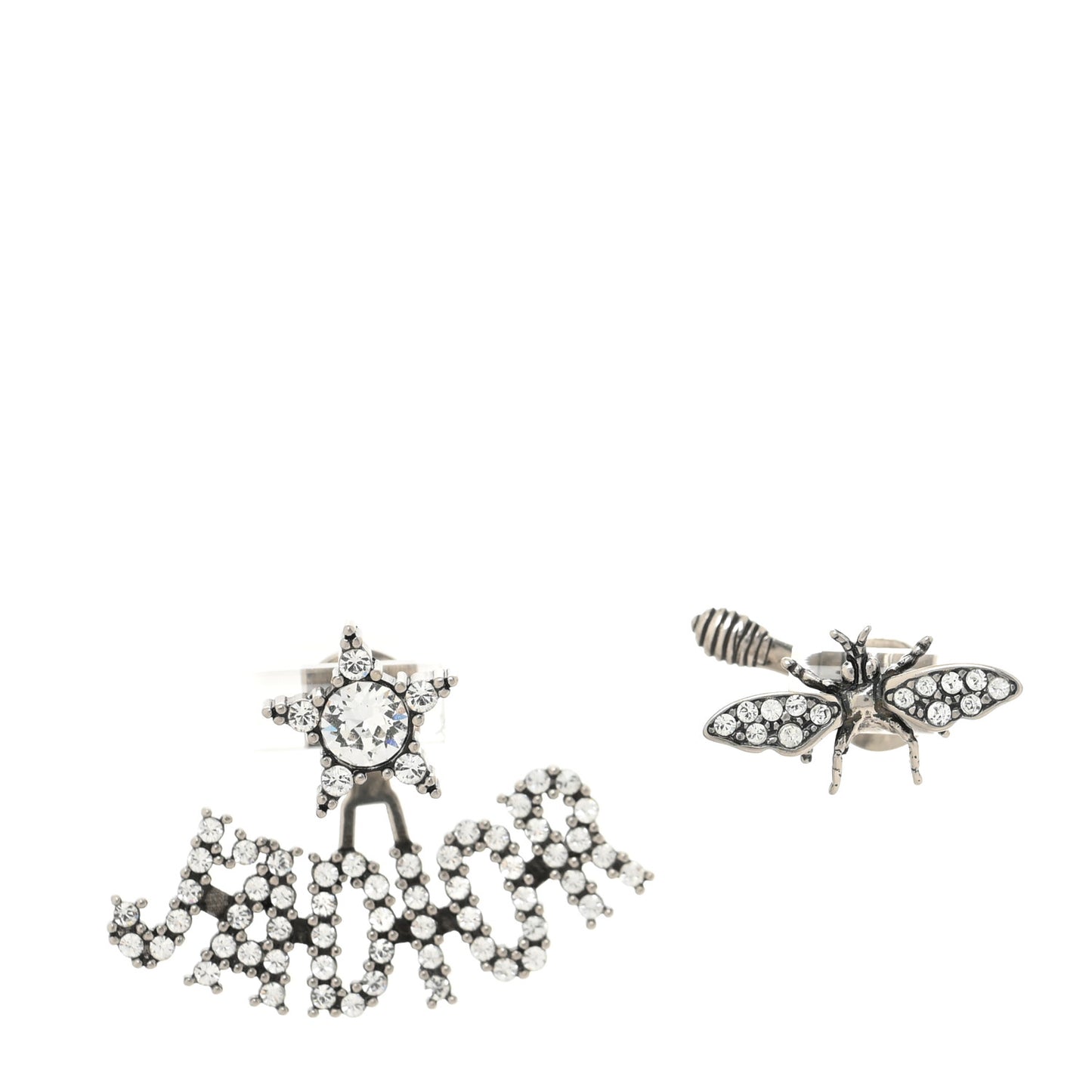 Palladium Crystal J'adior Earrings
