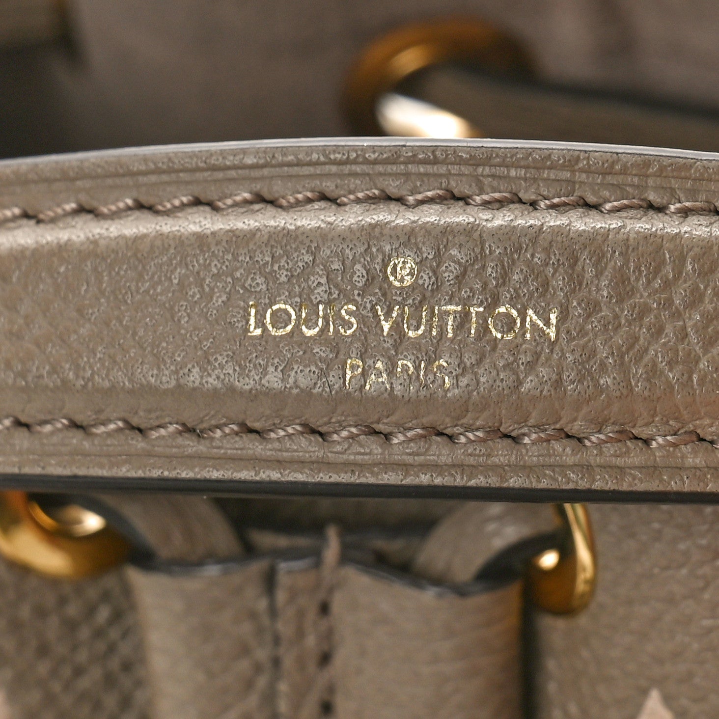 Louis Vuitton Empreinte Monogram Giant Nano Noe Tourterelle Creme 6 of 11
