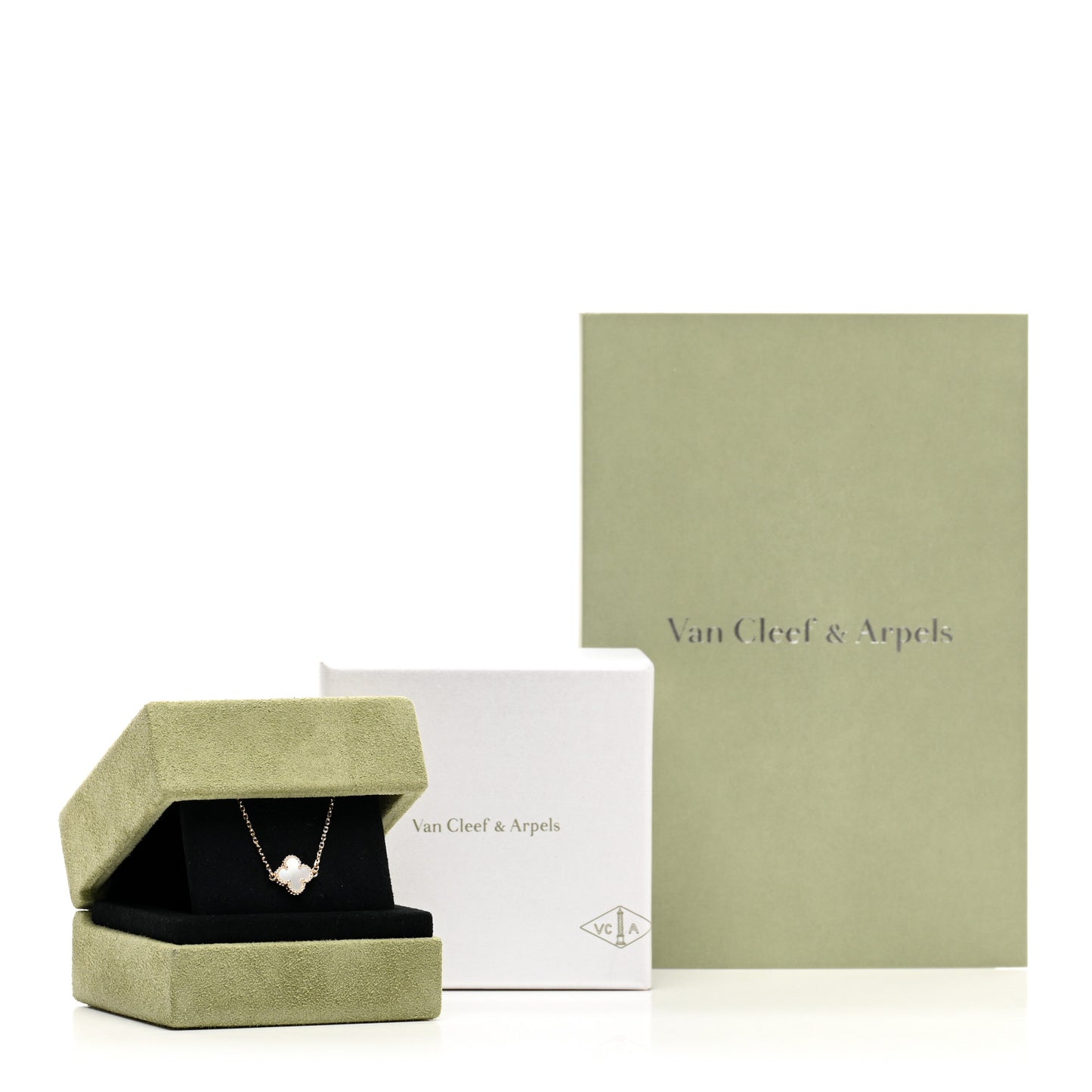 18K Yellow Gold Mother of Pearl Sweet Alhambra Bracelet