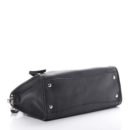 Prada Vitello Daino Shopping Satchel Black 4 of 12