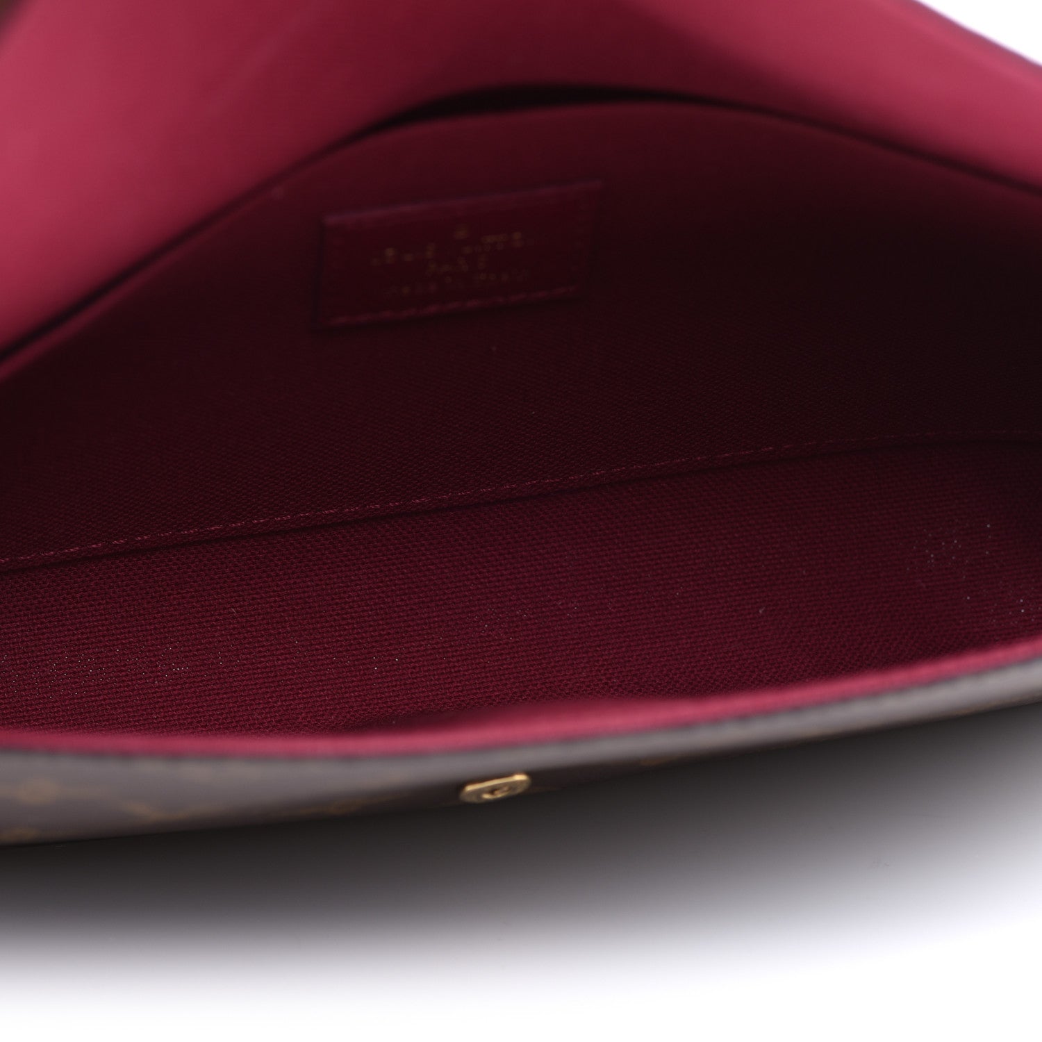 Louis Vuitton Monogram Pochette Felicie Chain Wallet Fuchsia 6 of 11