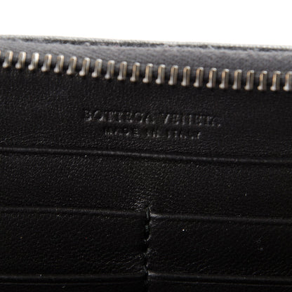 Bottega Veneta Nappa Intrecciato Zip Around Wallet Black 5 of 8