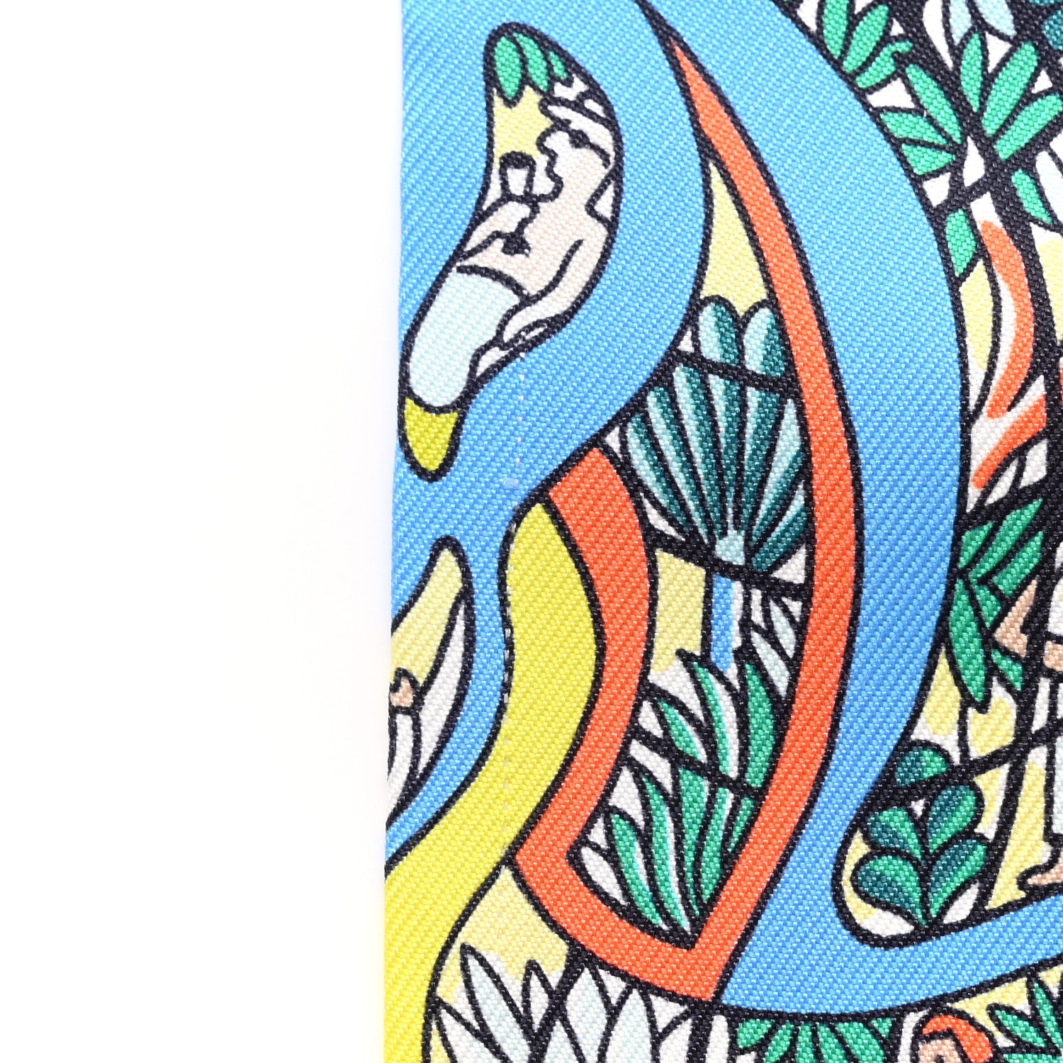 Hermes Silk Exposition Universelle Twilly Rose Vert Multicolor 5 of 5