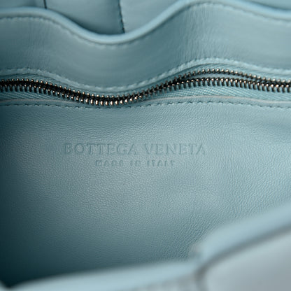 Bottega Veneta Paper Calfskin Maxi Intreccio Padded Cassette Crossbody Bag Ice 5 of 8