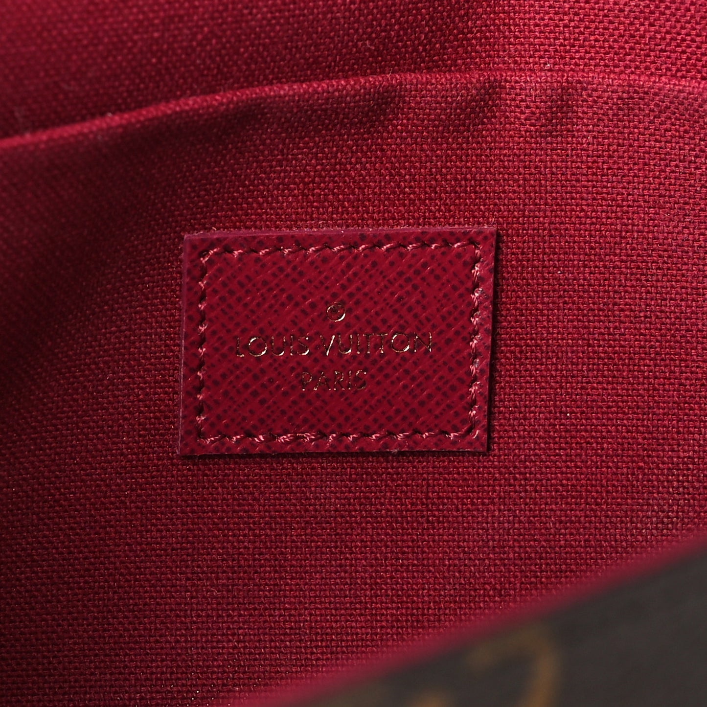Monogram Pochette Felicie Chain Wallet Fuchsia
