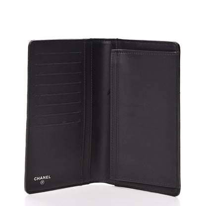 Chanel Patent Quilted Brilliant Yen Wallet Black 5 of 9