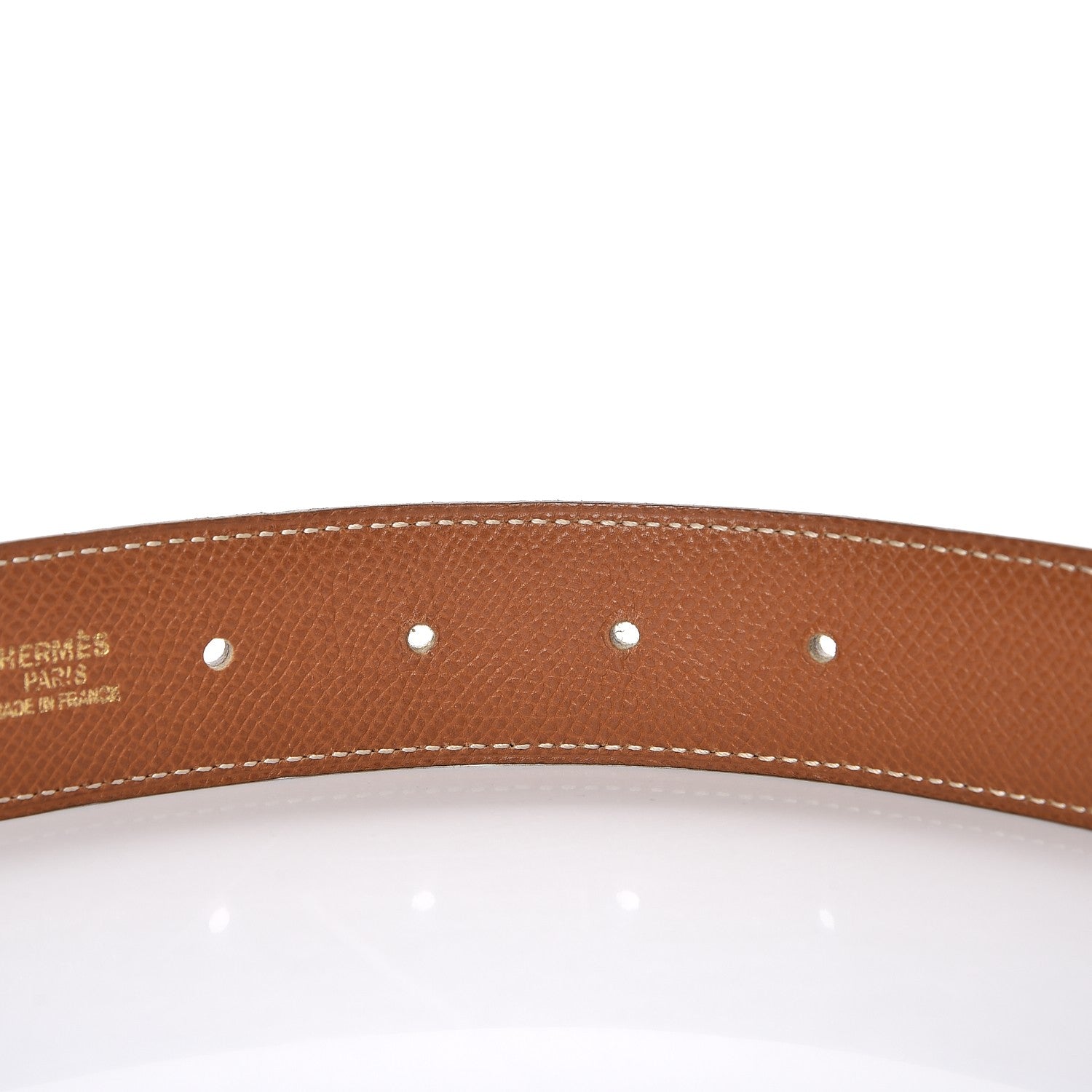 Hermes Box Epsom 32mm H Belt 70 Black Gold 5 of 7