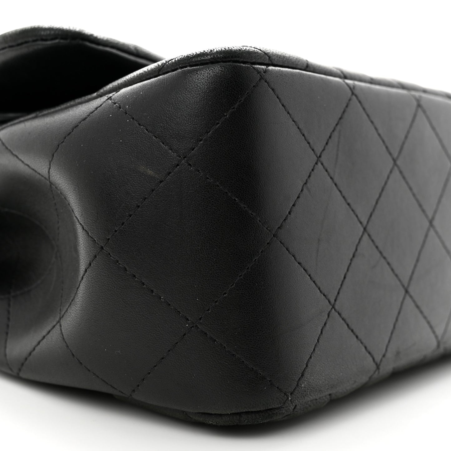 Lambskin Quilted Jumbo Double Flap So Black
