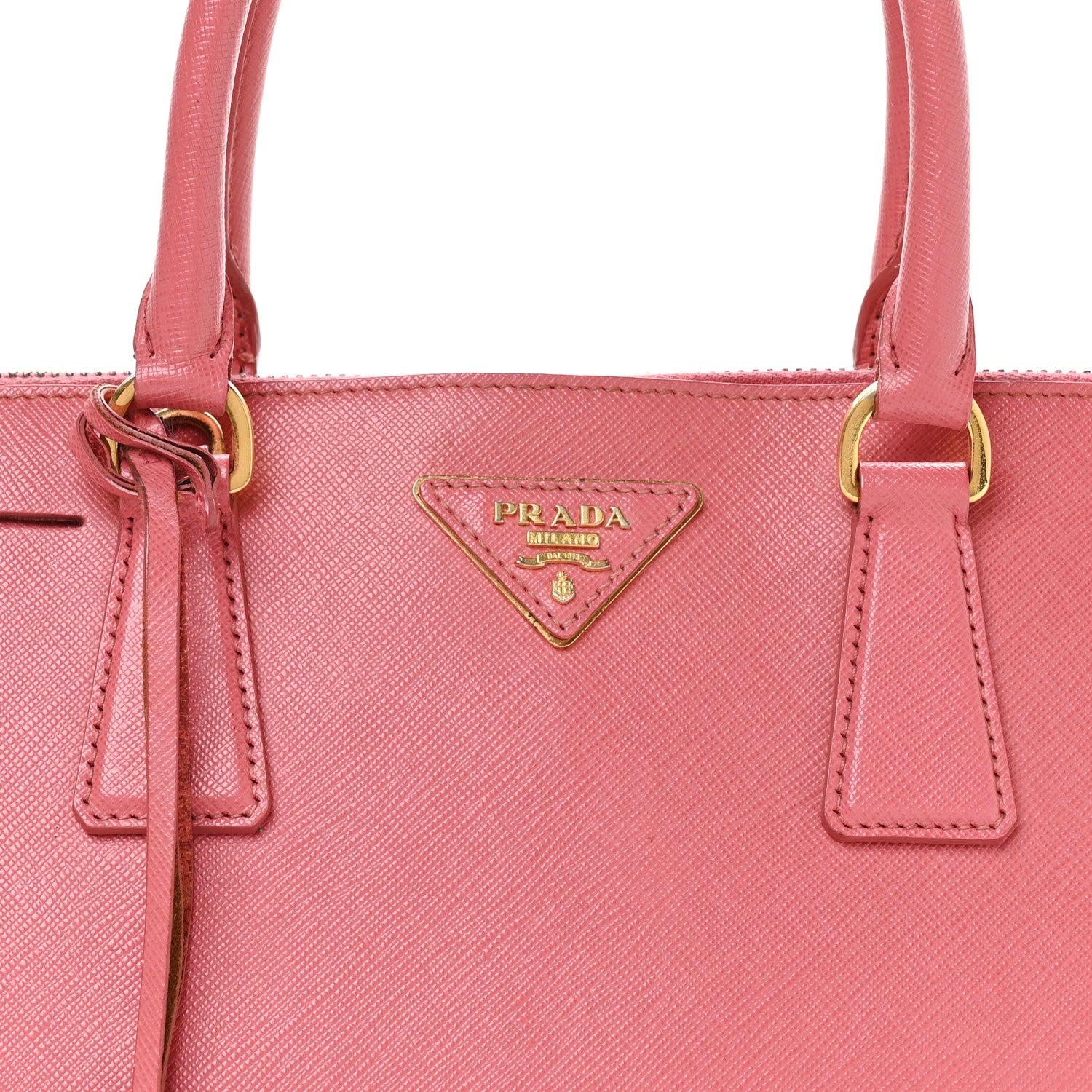 Prada Saffiano Lux Medium Promenade Tote Peonia 8 of 11