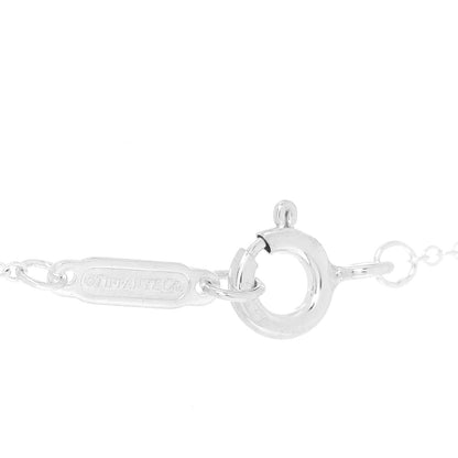 Tiffany Sterling Silver Mini Oval Key Pendant Necklace 4 of 6
