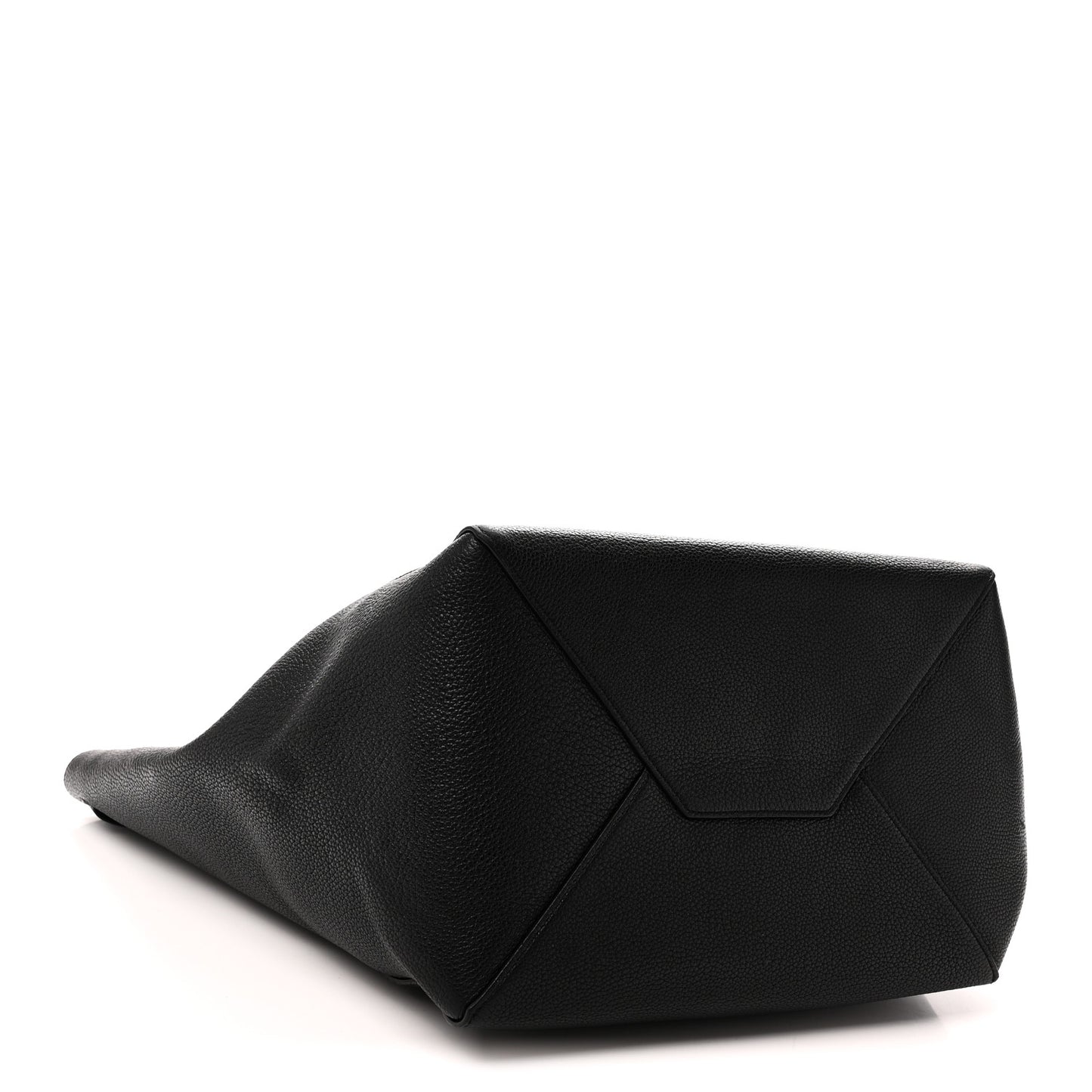 Soft Grained Calfskin Medium Belt Cabas Phantom Black