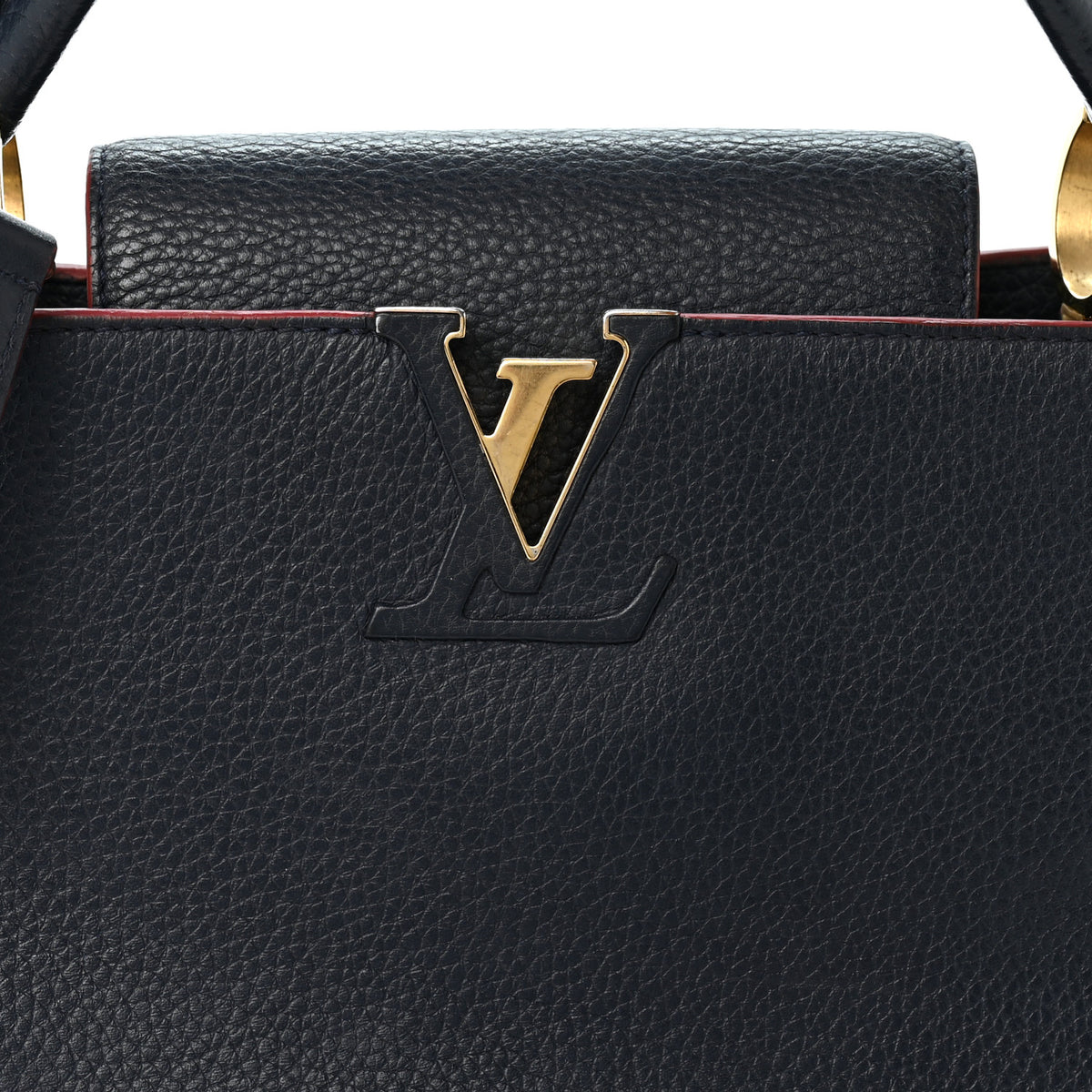 Louis Vuitton Taurillon Capucines PM Marine Rouge 7 of 10