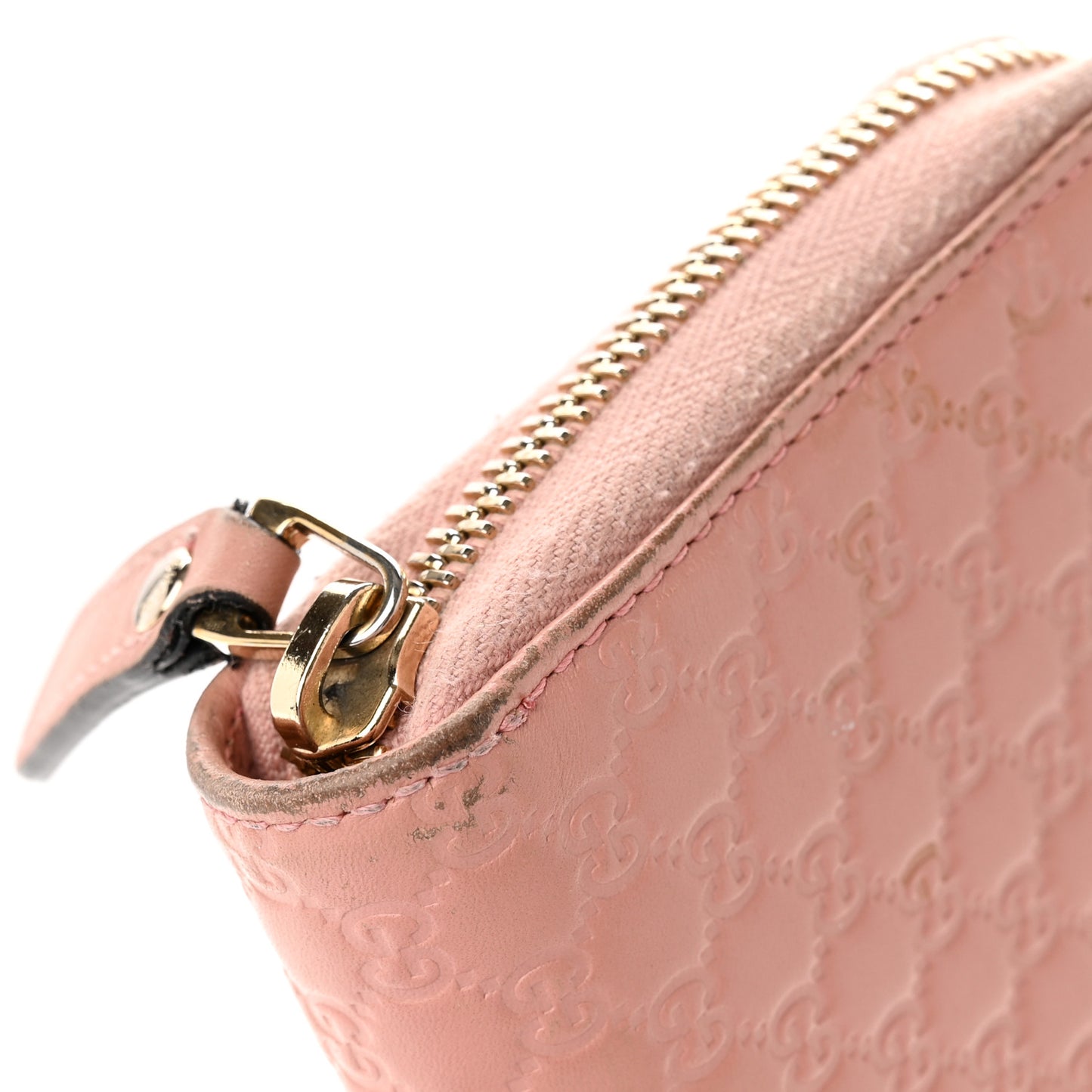 Soft Microguccissima Zip Around Organizer Wallet Soft Pink