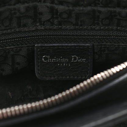 Christian Dior Calfskin Cannage Stitched Small Lady East West Lady Dior Black 6 of 13